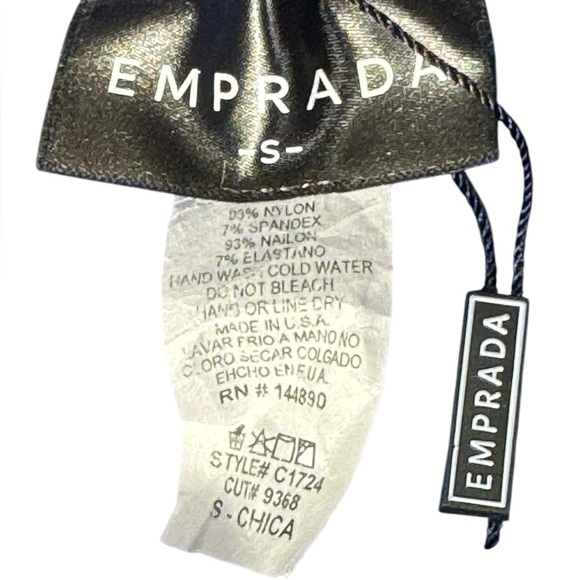 Emprada Kat Royal Blue Mesh Off Shoulder Dress size small - Picture 14 of 17